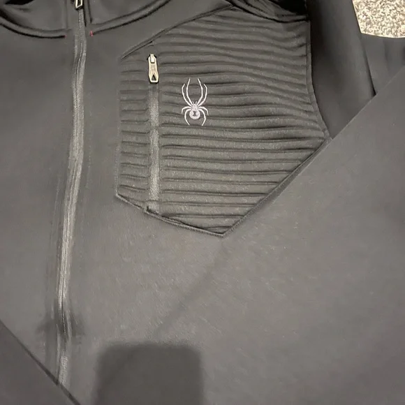 Spyder Black Performance Jacket -2XL - Picture 2 of 4